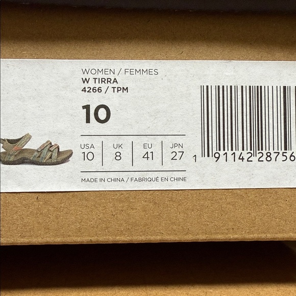 New With Box Teva Women's W Tirra TPM Taupe Multi Sandals Size Various pick your - Picture 11 of 11